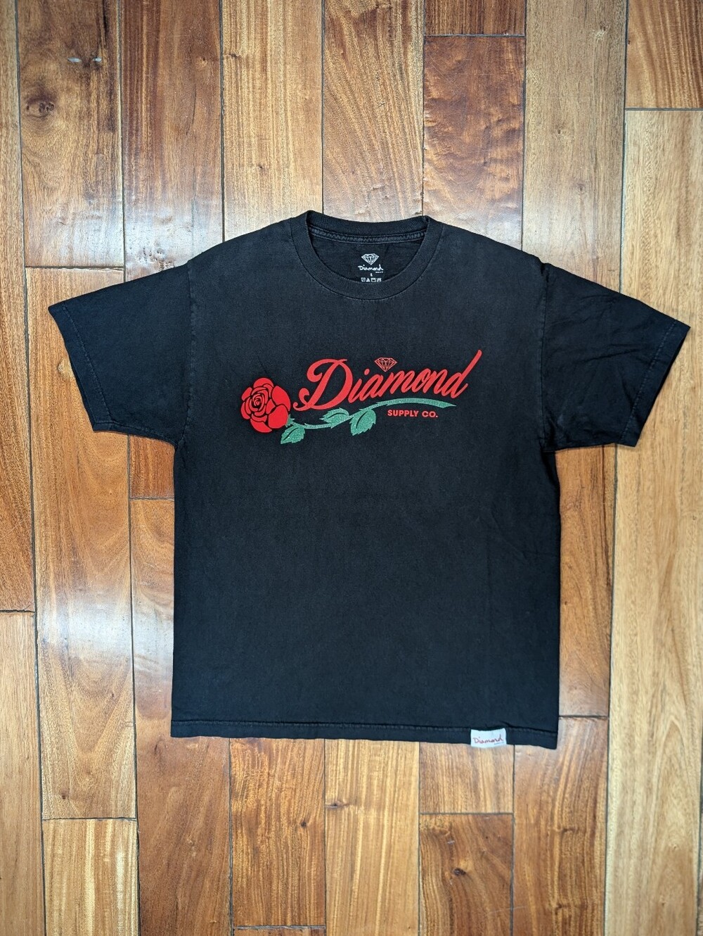 Diamond Supply Co. Retro Rose T-shirt (L)